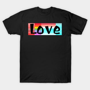 Love In A Color Block T-Shirt